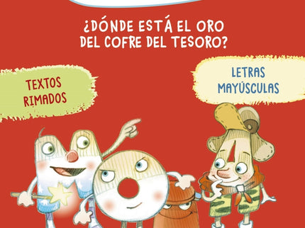 Aprendo A Leer Con Las Letras Divertidas, 1. ¿dónde Está El Oro Del Cofre Del Tesoro?