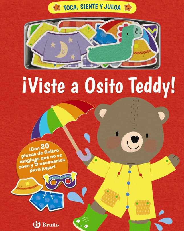 Toca, Siente Y Juega. ¡viste A Osito Teddy!