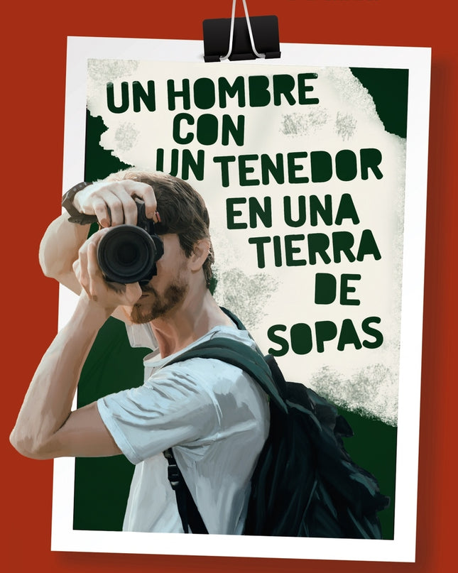 Un Hombre Con Un Tenedor En Una Tierra De Sopas