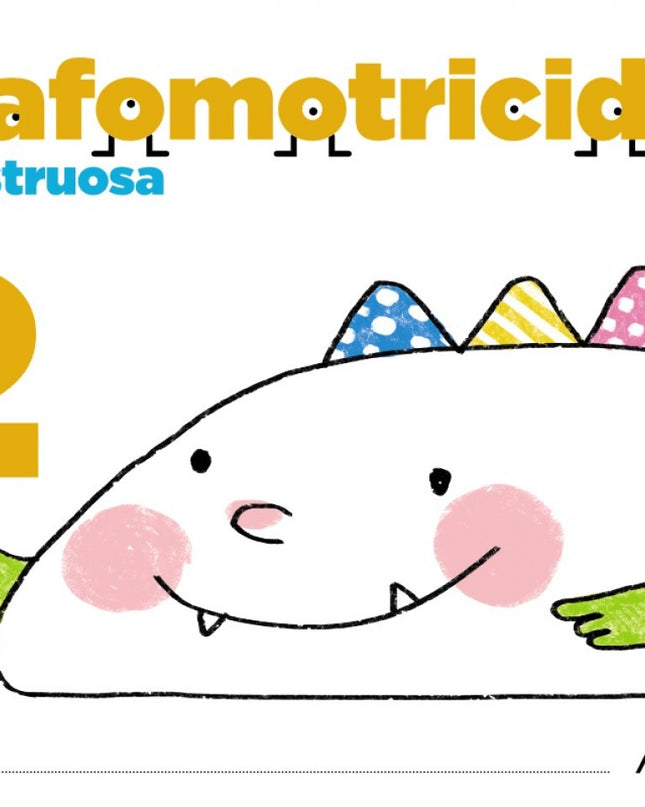 Grafomotricidad Monstruosa 4 Años