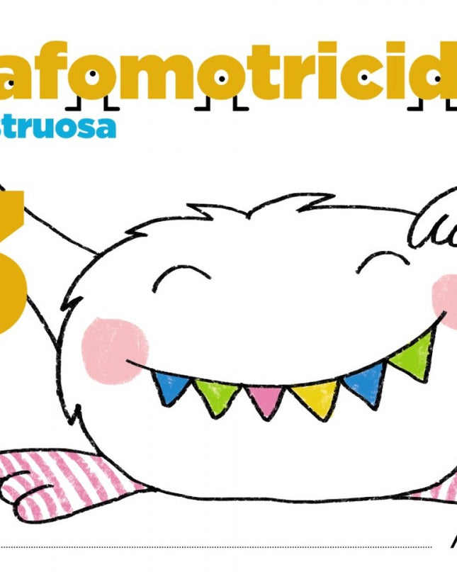 Grafomotricidad Monstruosa 5 Años