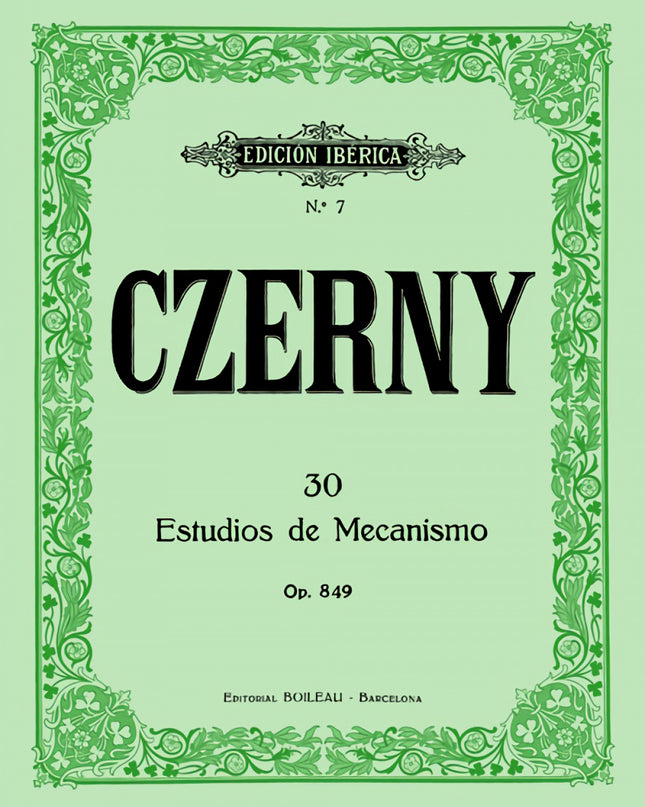 30 Estudios De Mecanismo Op.849