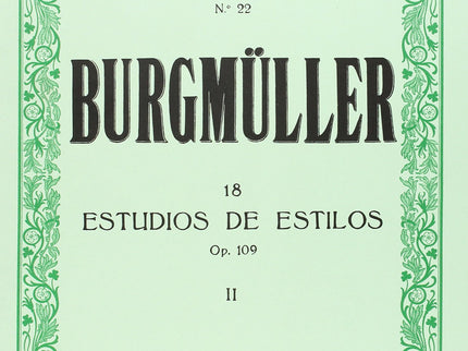 18 Estudios De Estilo Op.109