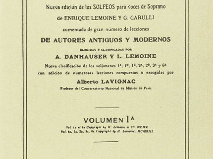 Solfeo De Los Solfeos 1a