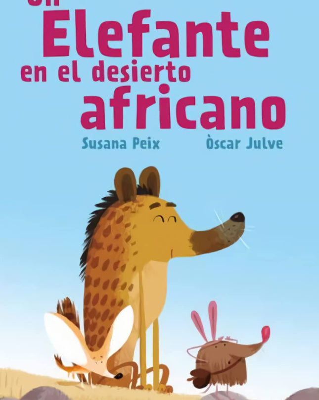 Un Elefante En El Desierto Africano