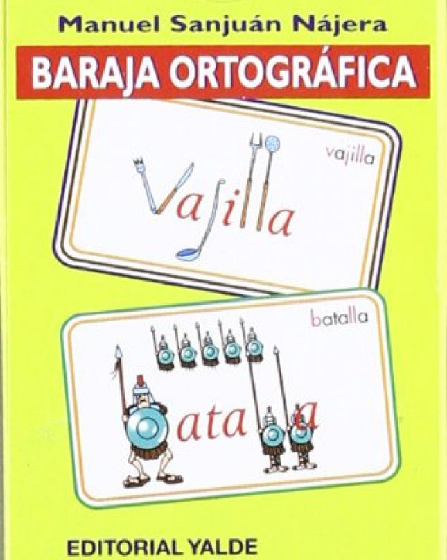 Baraja Ortografica 4.(5-12 Años) 33 Cartas