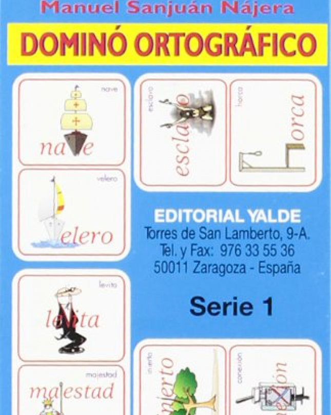 Domino Ortografico (5-12 Años) 36 Cartas
