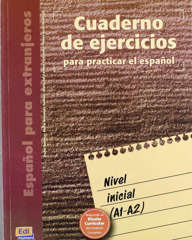 Español Para Extranjeros, Nivel Inicial. Cuaderno De Ejercicios