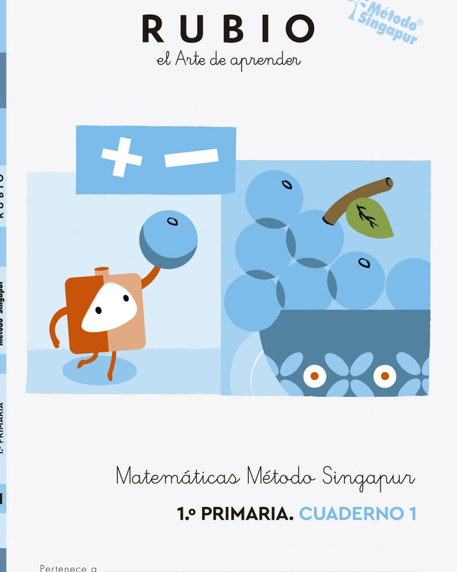 Matemáticas 3 Cuadernos. Método Singapur 1ºprimaria Rubio