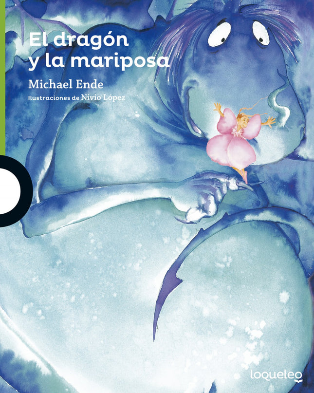 El Dragón Y La Mariposa Infantil Verde
