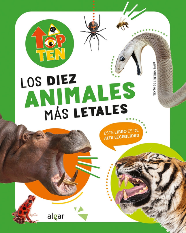 Top Ten. Los Diez Animales Mas Letales