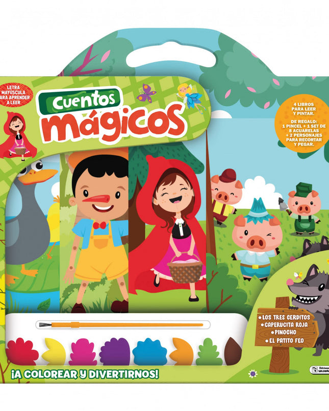 ¡a Colorear Y Divertirnos! Cuentos Mágicos