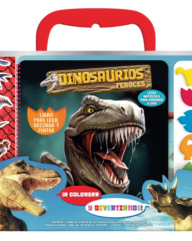 ¡ A Colorear Y Divertirnos ! Dinosaurios Feroces