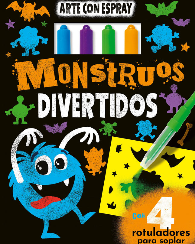 Monstruos Divertidos. Arte Con Spray