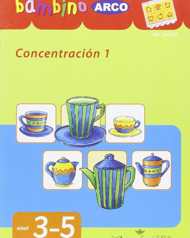 Bambino Luk 3-5 Años: Concentracion 1