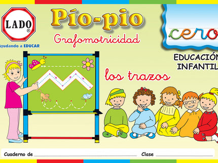 Pío-pío, Grafomotricidad, Los Trazos. Cuaderno 0