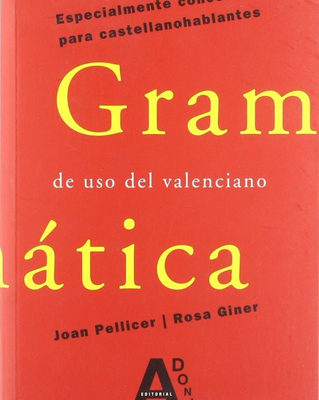 Gramática De Uso Del Valenciano