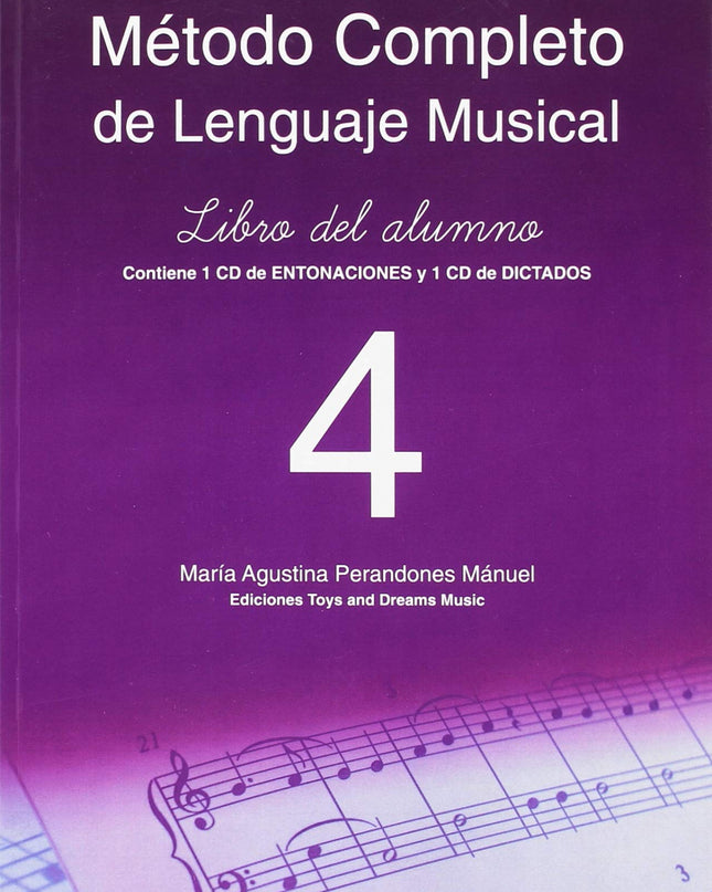 Método Completo De Lenguaje Musical, 4 Nivel Libro Del Alumno
