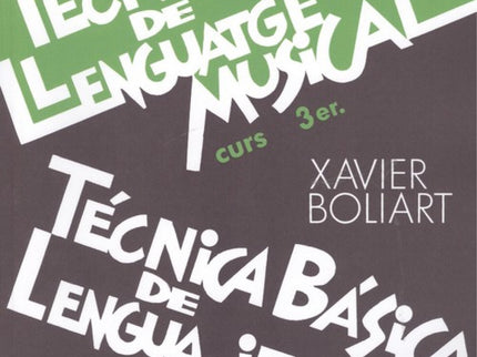 Tecnica Basica Llenguatge Musical 3º Curso