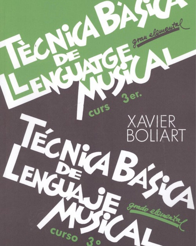 Tecnica Basica Llenguatge Musical 3º Curso