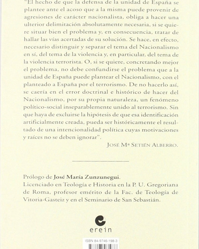 Unidad De España Y Juicio ético