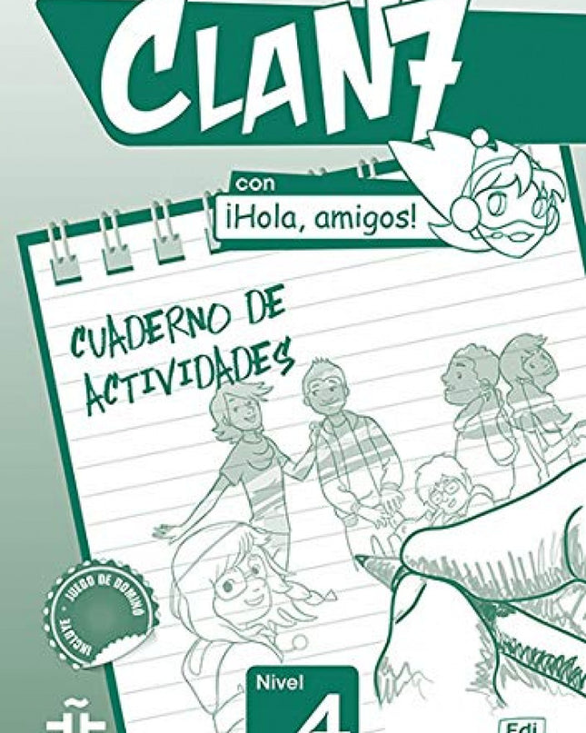 Clan 7 Hola Amigos Nivel 4 Cuaderno Ejercicios