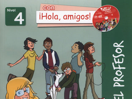 Clan 7 Con íhola, Amigos! Nivel 4 - Libro Del Profesor + Cd-rom + Cd