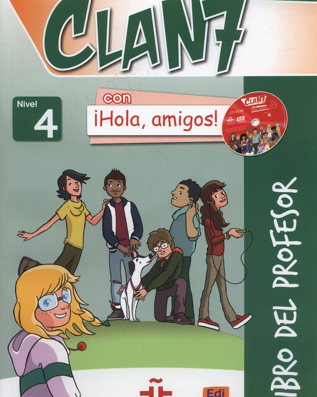 Clan 7 Con íhola, Amigos! Nivel 4 - Libro Del Profesor + Cd-rom + Cd