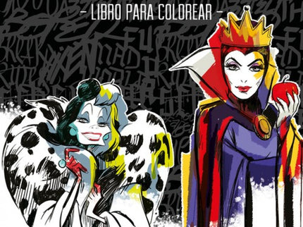 Villanos: Libro Para Colorear