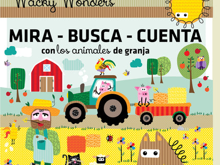 Mira-busca-cuenta Con Los Animales De La Granja