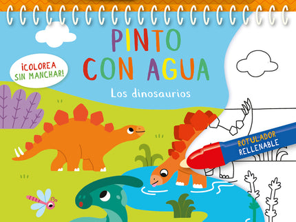 Pinto Con Agua-los Dinosaurios