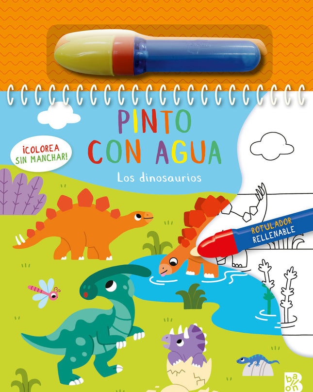 Pinto Con Agua-los Dinosaurios