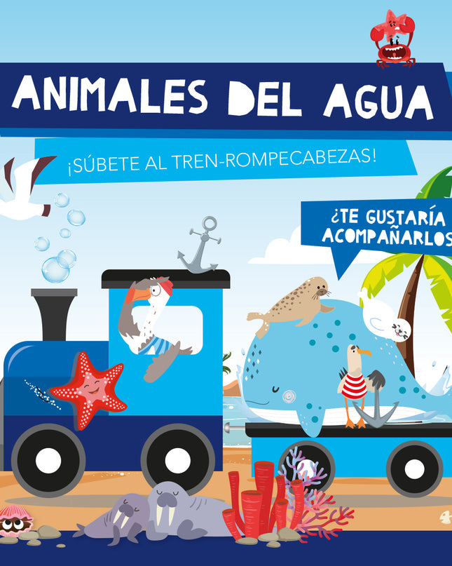 Animales De Agua ('tren Rompecabezas')