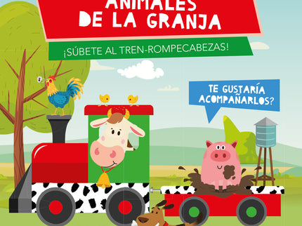 Animales De Granja (tren Rompecabezas)