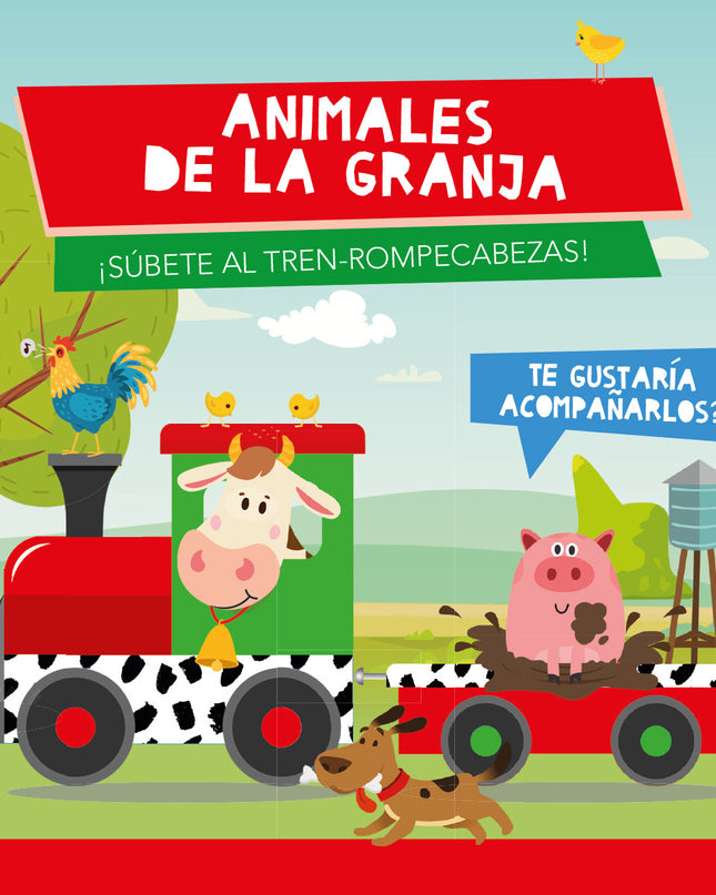 Animales De Granja (tren Rompecabezas)