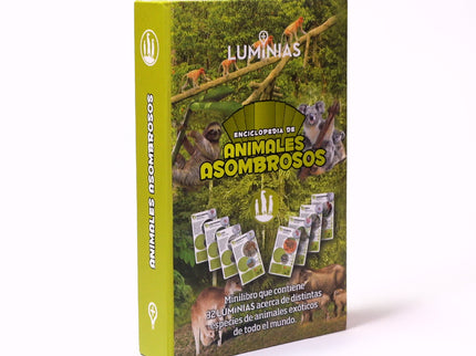 Enciclopedia De Animales Asombrosos (estuche Con 32 Cartas)