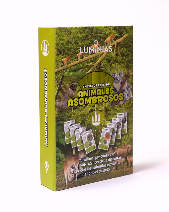Enciclopedia De Animales Asombrosos (estuche Con 32 Cartas)