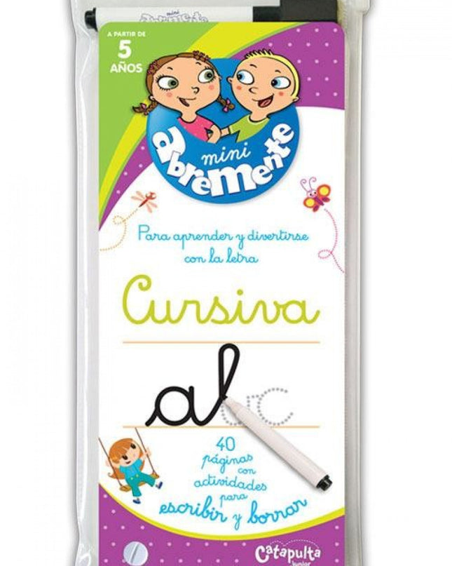 Mini Abremente Cursiva Para Escribir Y Borrar
