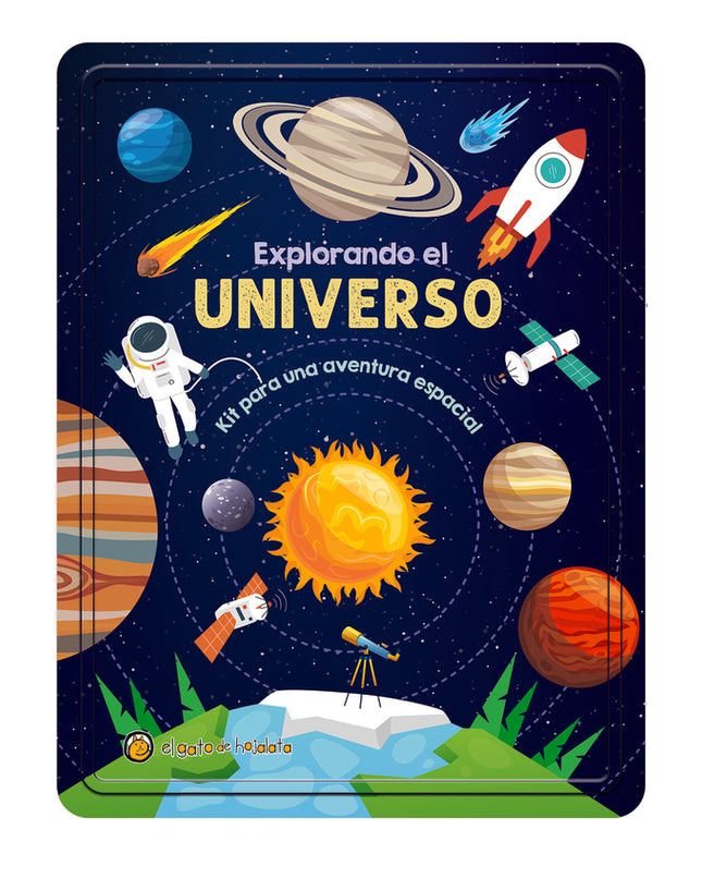 Explorando El Universo (lata+stickers Brillan Oscuridad)