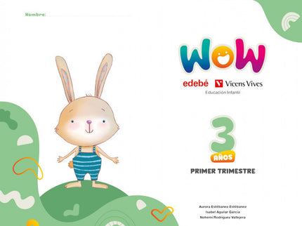 Proyecto Wow 3 Años Carpeta 1 Trimestre
