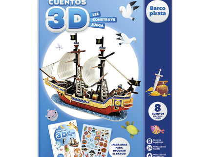Cuentos Para Imaginar Y Construir 3d - Barco Pirata