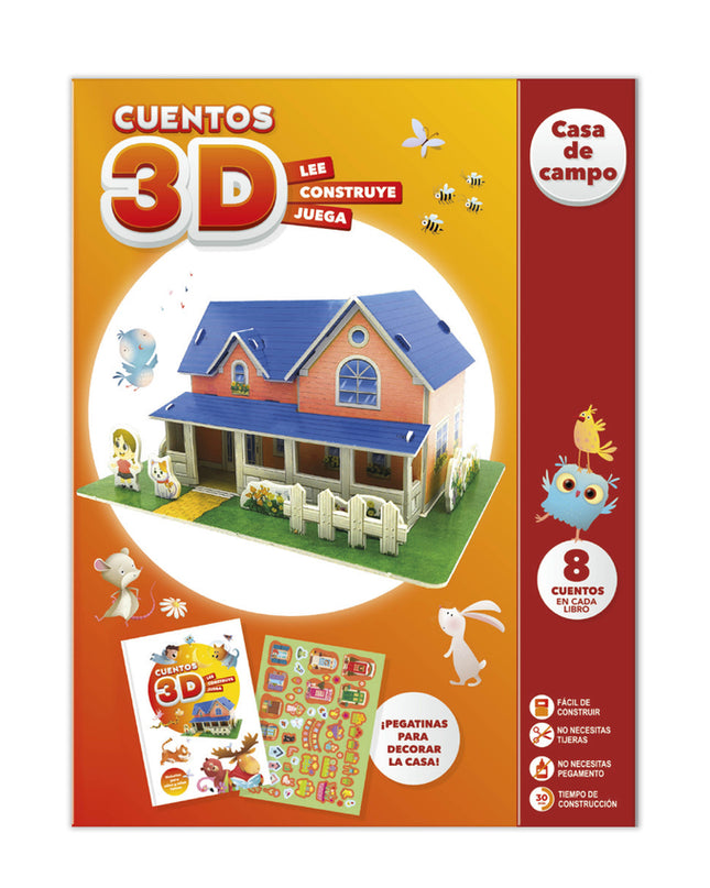 Cuentos Para Imaginar Y Construir 3d - Casa De Campo