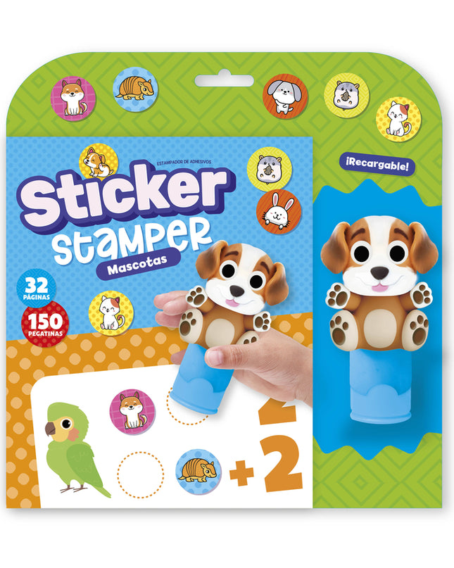Sticker Stamper - Mascotas (formato Blister)