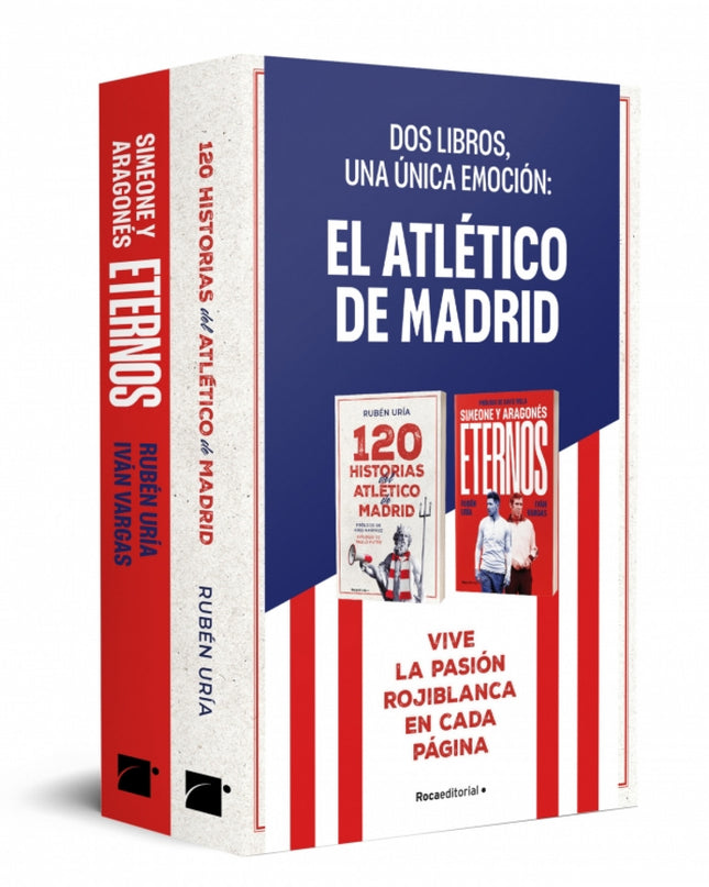 Pack 120 Historias Del Atletico De Madrid;eternos Simeone Y Aragones