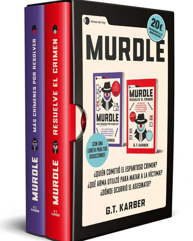 Estuche Murdle: Vol. 1 + Vol. 2 + Libreta De Deducciones
