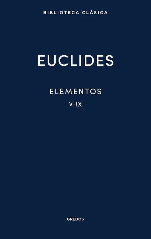 ELEMENTOS V-IX - Euclides de Alejandria - CartonÃ©