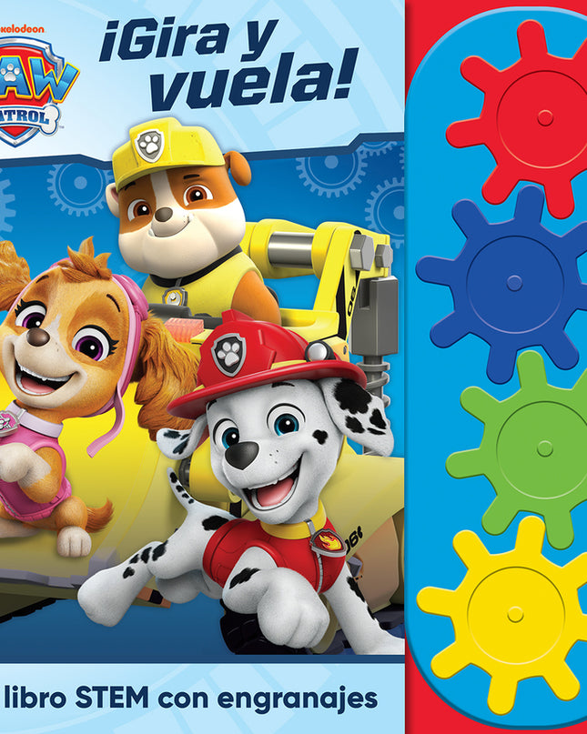 Gira Y Vuela! Libro Steam Con Engranajes Patrulla Canina