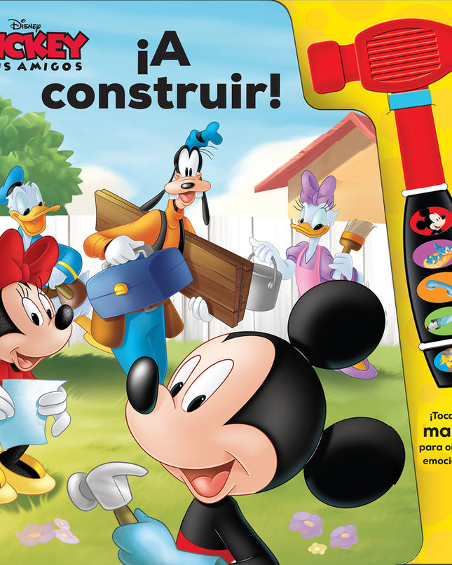 A Construir! Libro Con Martillo Sonoro Mickey